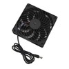 Solar Panel Fan 10W Exhaust Fan Dual Layer Metal Shell