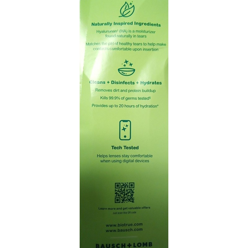 Bausch Lomb Biotrue Multi-purpose Solution - 10 Oz OUTTER BOX