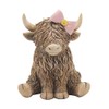 The Leonardo Collection Happy Highland Cow - Pretty in Pink