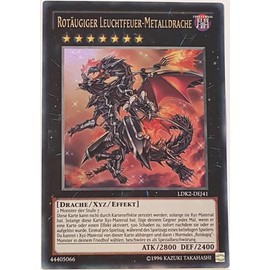 TCG Red Eyed Beacon Metal Dragon LDK2-DEJ41 Ultra Rare Yu-Gi-Oh Trading Card (Pack of 1)