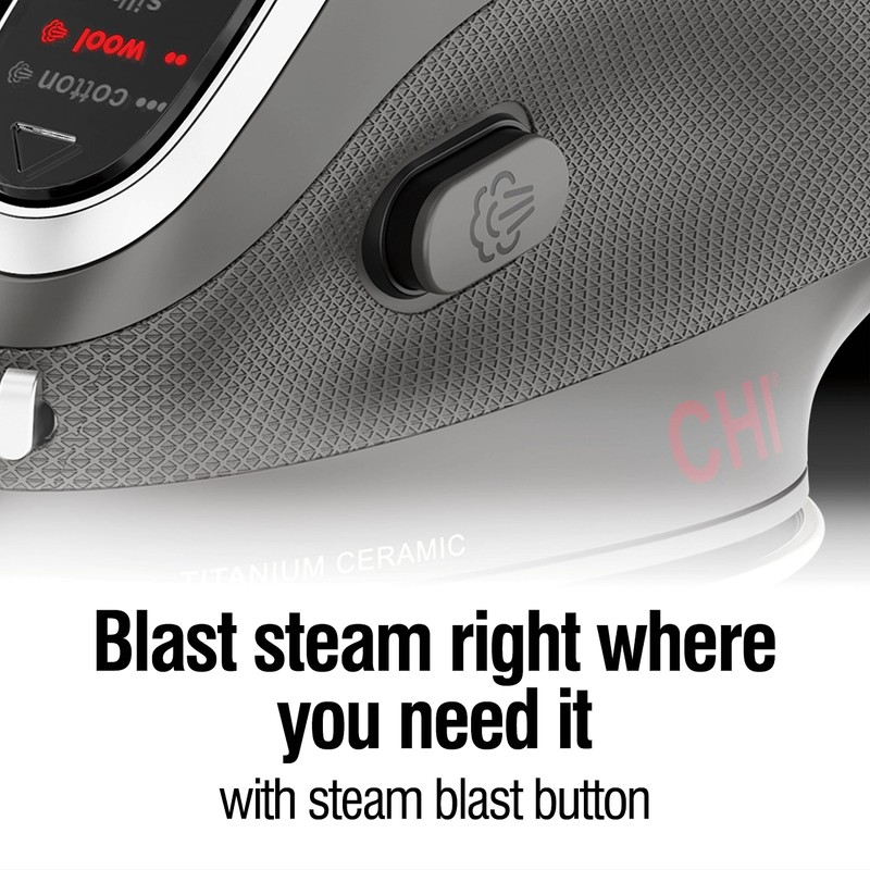 CHI Mini Steam Iron for Clothes, Sewing, Crafting and Travel