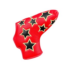 Snblzhef Golf Head Covers PU Club Accessories Golf Putter Cover Golf Club Head Covers Accessory Red