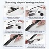 Handheld Sewing Machine, Mini Hand for Beginners, 2 Speed Adjustment