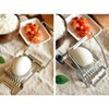LABRIMP Metal Egg Slicer Boiled Eggs Egg Cutter Stainless Steel