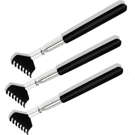 LeTradeJP Grandchild Hand Extendable Portable Elastic Back Stroller Convenient for Portable Goods Reach Itchy Places Stretchable Black Length Adjustable (Approx.): 7.9 - 26.8 inches (20 - 68 cm) (3