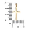 JEVELION Pendant Cross Gold Cross for Women, Men and Children,