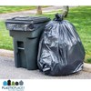 Plasticplace 95-96 Gallon Trash Bags │ 2.0 Mil │ Black