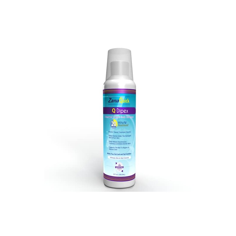 ZanaQuick Nail Soak Dipex- Extra Strength Foot Soak For Damaged