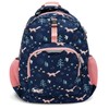 Jan & Jul Little Xplorers Kids' Backpack (Navy Forest, One
