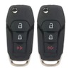 cciyu X 2 Flip Key Fob with Key Blade 3