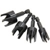 Eyech 8Pcs Wood Plug Cutter, Carbon Steel Straight and Taper