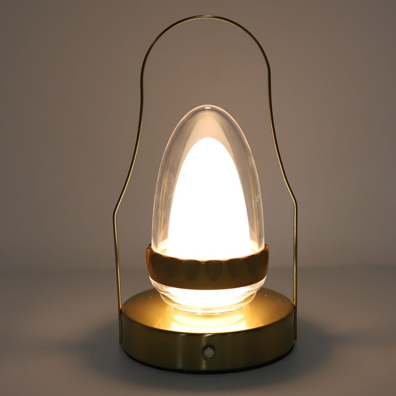 LED Cordless Lantern Table Lamp 3 Modes Touch Control Stepless