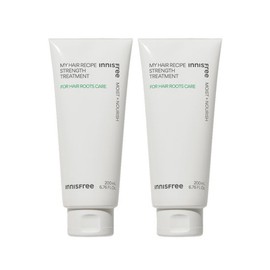 Innisfree 1 + 1 My Hair Recipe Strength Treatment 200mL 2 packs / 이니스프리 1 + 1 마이 헤어 레시피 스트렝스 트리트먼트 200mL 2입