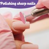 60-Piece Sanding Disc, Pedicure Set, 25 mm Replacement Sandpaper Base,