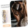 Baluue 6pcs Marble Pattern Hair Clips for Women Stylish Barrettes