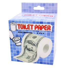 Island Dogs Big Bucks Novelty Gag 3-ply Toilet Paper