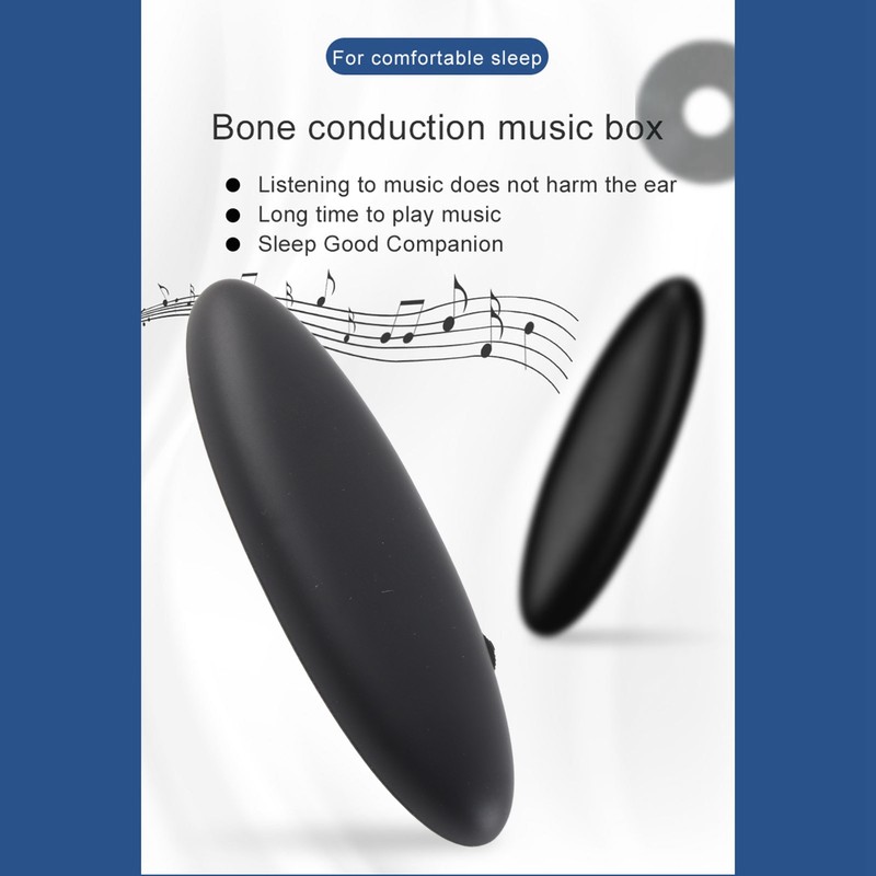 Bone Conduction Bluetooth 5.0+EDR Pillow Speaker Mini Portable Pillow Speaker
