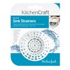 KitchenCraft SINKSTRAINER Sink Strainer / Drain Hair Catcher Set, Plastic,