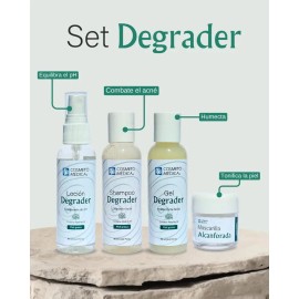 Set 4 Piezas De Viaje Liempieza Facial Para Pieles Acneicas