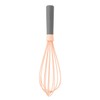 Berghoff Leo Silicone Whisk with Soft-Touch Grip, Pink & Gray