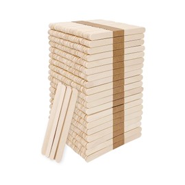 KTOJOY 1000 Pcs Craft Sticks Ice Cream Sticks Natural Wood Popsicle Craft Sticks 4.5 inch Length Treat Sticks Ice Pop Sticks for DIY Crafts