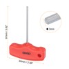 QUARKZMAN T-Handle Hex Key 3 mm Metric T-Key Allen Key