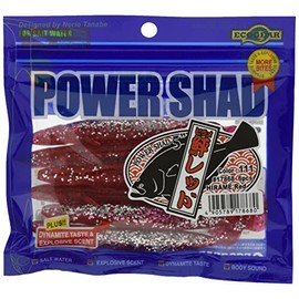 Ecogear Power Shad, 5 Inch (6 Pack) 111 Red