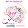 Wxjiahetai Kids Clear Bubble Umbrella Transparent Dome See Through Child
