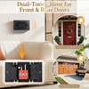 Doorbell Chime Box Wired with 16V 10VA Wired Mechanical, Black,