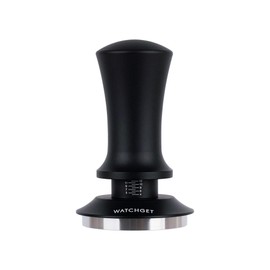 watchget 53mm Espresso Coffee Tamper, Spring Loaded Tamper Stainless Steel Barista Espresso Tamper Calibrated Espresso Hand Tamper with Scale for 54mm Espresso Machine Portafilter