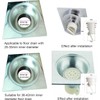 White Drainage Backflow Preventer Valve,Odor Proof Shower Floor Stopper One