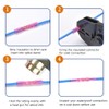 Heat Shrink Butt Connectors, 200 Pcs Clear 26-24 AWG Insulated