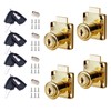 Cabinet Drawer Locks with Keys- XIEHE 138 Zinc Alloy Replacement