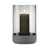 blomus Calma Hurricane Lamp Medium - Steel Grey