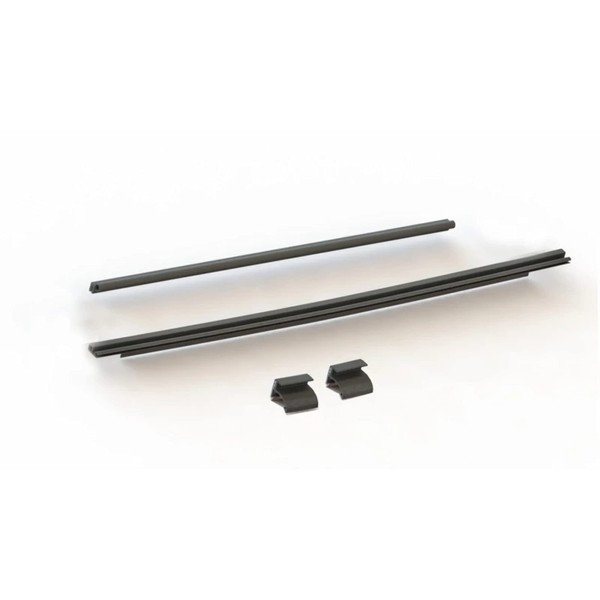 RAMPAGE PRODUCTS Tailgate Tonneau Bar Kit with Retainer Clips | Black | 87135 | Fits 2007 - 2018 Jeep Wrangler JK