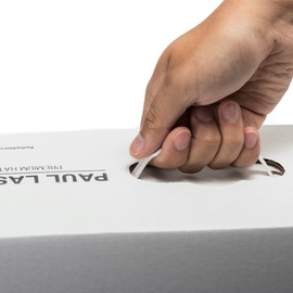 Paul Lashton Travel-Storage Hatbox – White Hat Box for Montecristi Straw, Panama, Wool Felt, Fedora, and Cowboy Hats