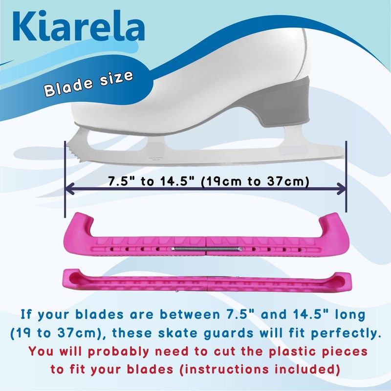 Kiarela Ice Skate Guards for Figure Skates and Towel Gift