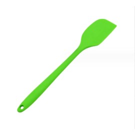 Silicone Spatula for Cooking Heat Resistant, 8.27 Inch Small Kitchen Spatula Silicone, Flexible Rubber Spatula for Baking (Green)