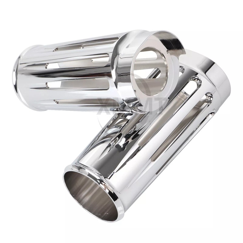 Unbranded 2" Extend Fork Cans Boots Cover For Harley Touring