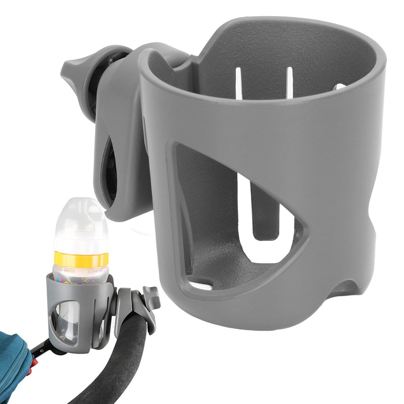 Stroller Cup Holder Large Caliber Designed Adjustable 360 Degrees Universal