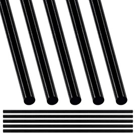 Tanstic 5Pcs 3mm x 300mm 304 Stainless Steel Rods Black Round Metal Rods for Gear Shaft DIY Craft Making