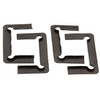 CRL Black Replacement Gasket Pack With Fin for Cologne Hinges