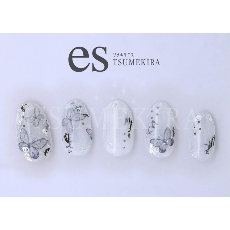 [Resin Club] TSUMEKIRA ES-BUT-301 Nail Seal, Butterfly