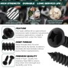 #8 x 3/4" Pan Head Wood Screws (100 pcs), 18-8