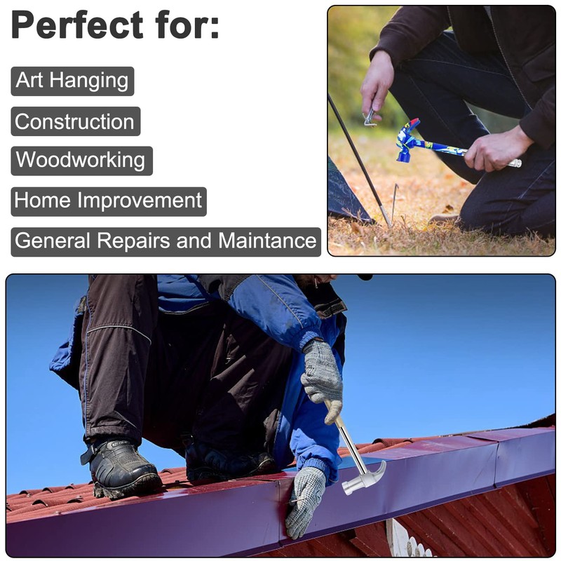 6 in 1 Hammer & Screwdriver Tool Multitool Set Claw