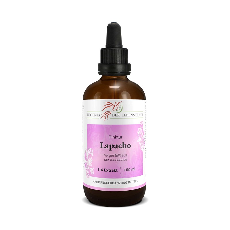 Lapacho Tincture, 100 ml, Tabebuia Impetiginosa Drops (1:4 Extract), Premium