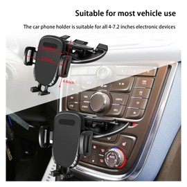Augeny Car Phone Holder for CD Slot, 360 Degree Rotatable Auto Phone Mount, Universal Cellphone Holder with One Hand Operation Design, Vehicle CD Slot Phone Holder for All Smartphones