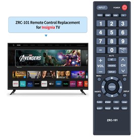 PZL ZRC-101 New Remote Control Replacement for Insignia TV LCD NS-LCD32-09 NS-LCD37-09 NS-LCD26-09 NS-LCD19-09 NS-LCD19-09CA NS-LCD15-09 NS-LCD22-09