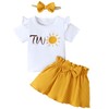 Aslaylme Baby Girl Two Year Old Birthday Outfit Toddler 2nd