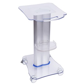 Acrylic Salon Trolley Cart on Wheels, Professional Mobile Salon Spa Trolley Beauty Storage Systems Rolling Cart for Barber Shop, Salon, Max Load 88lbs